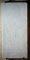 Grabstein mit einem Porträt der Marquiesa de Linares, 1391